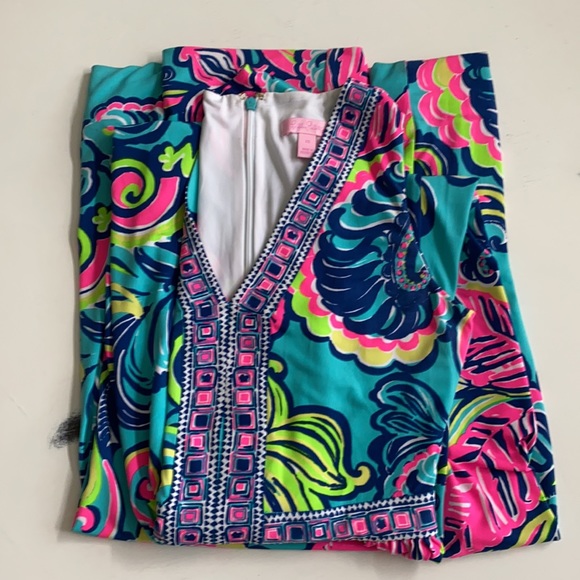 LILLY PULITZER BEAUTIFUL BRIGHTLY COLORED MAXI DRESS SIZE XS - Picture 7 of 7